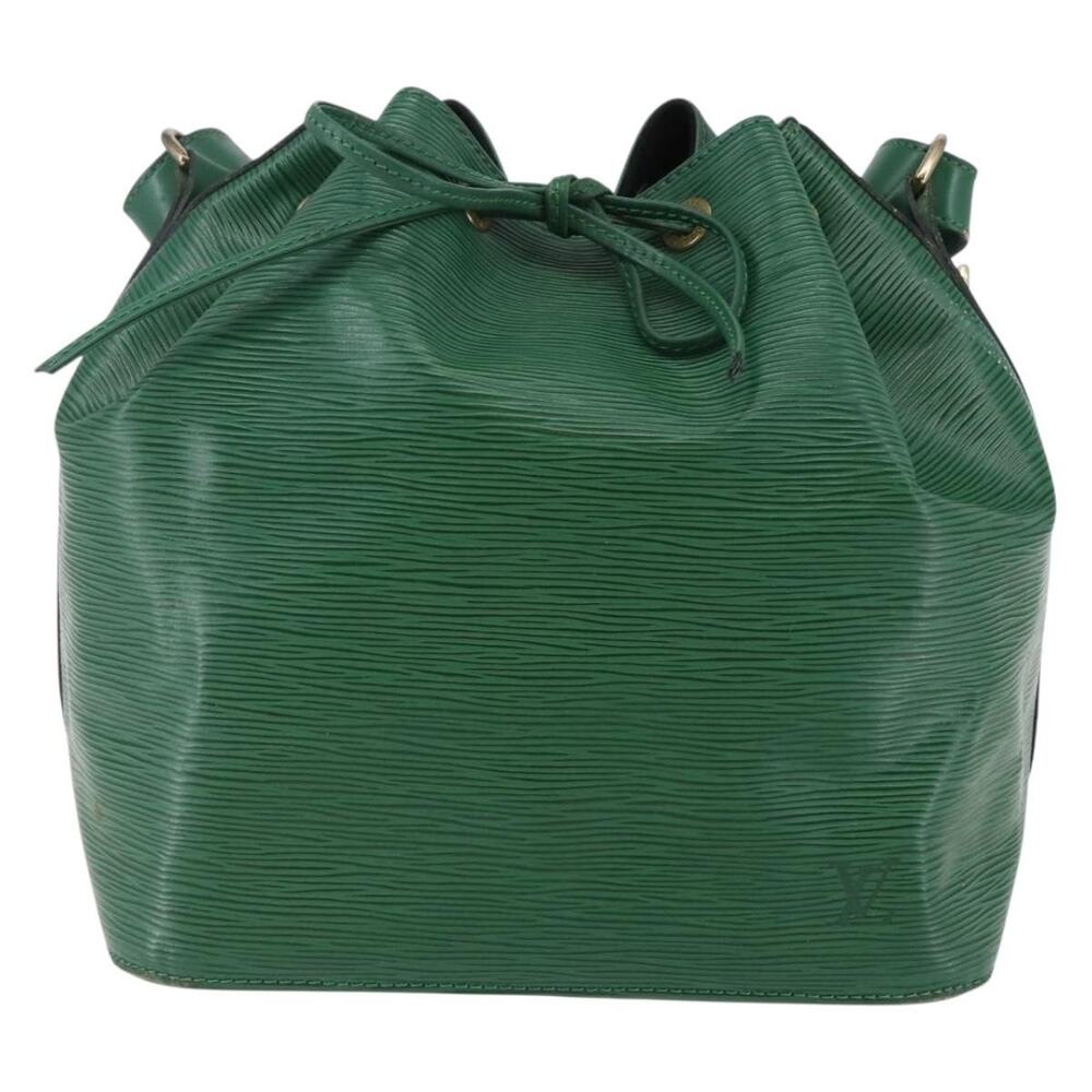 Louis Vuitton Epi Petit Noe Bucket Bag Green